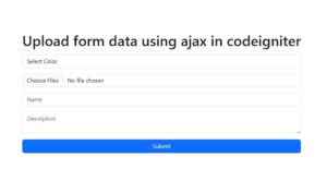 ajax-codeigniter